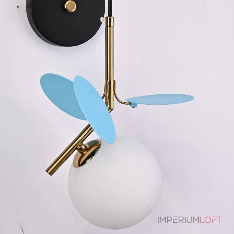 Настенный светильник Light of MATISSE BLUE W от ImperiumLoft