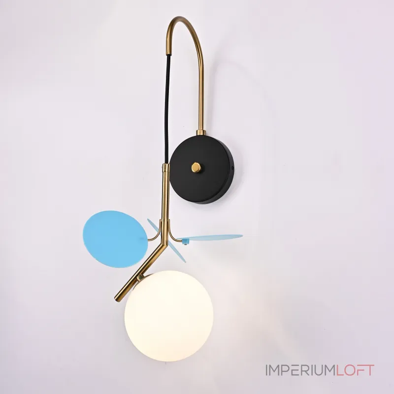 Настенный светильник Light of MATISSE BLUE W от ImperiumLoft