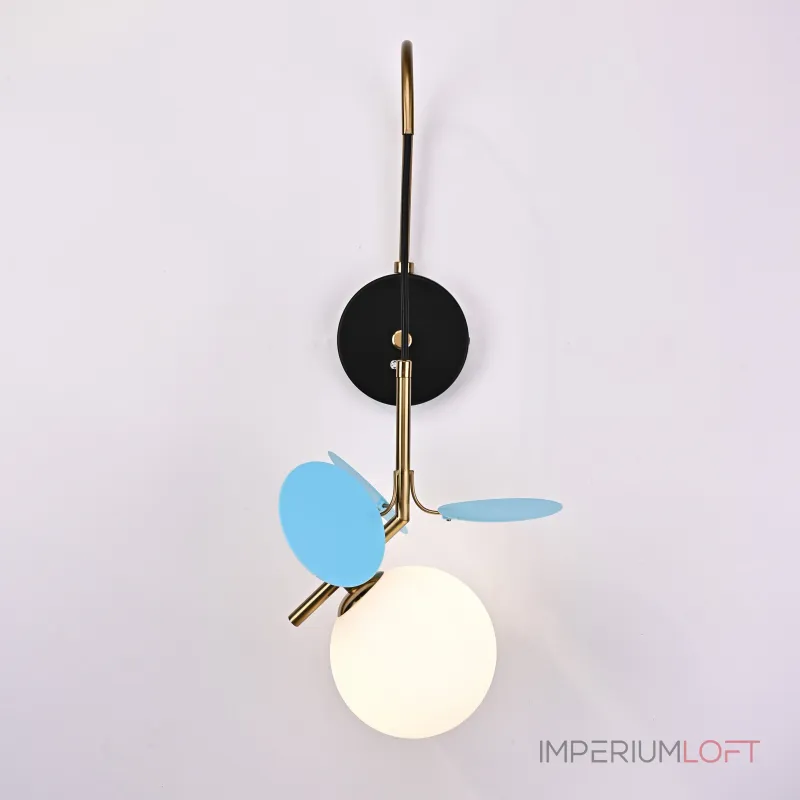 Настенный светильник Light of MATISSE BLUE W от ImperiumLoft