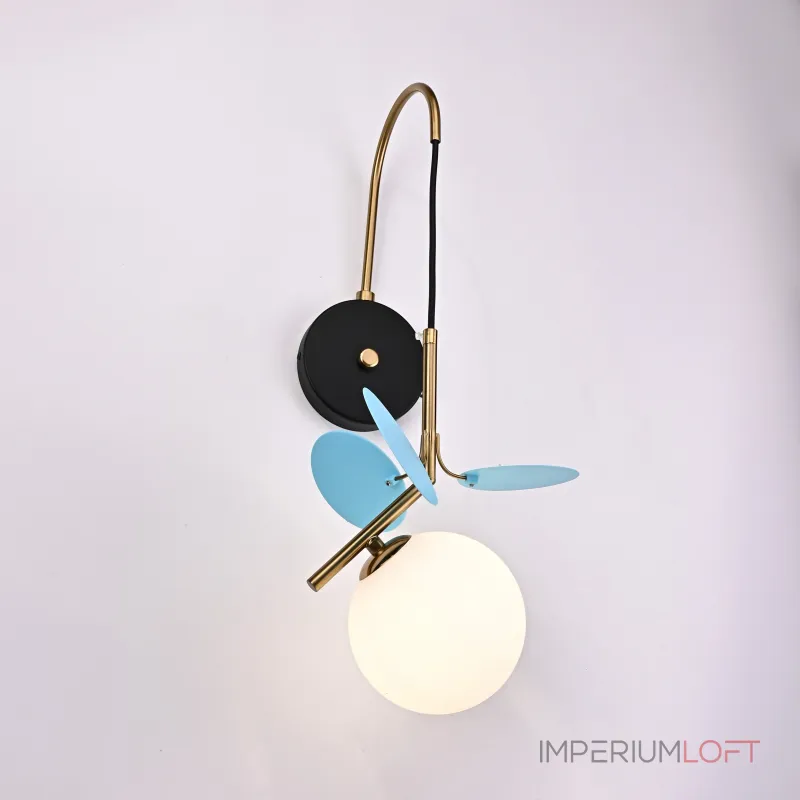 Настенный светильник Light of MATISSE BLUE W от ImperiumLoft