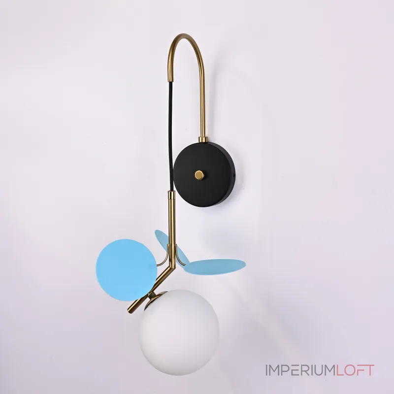 Настенный светильник Light of MATISSE BLUE W от ImperiumLoft