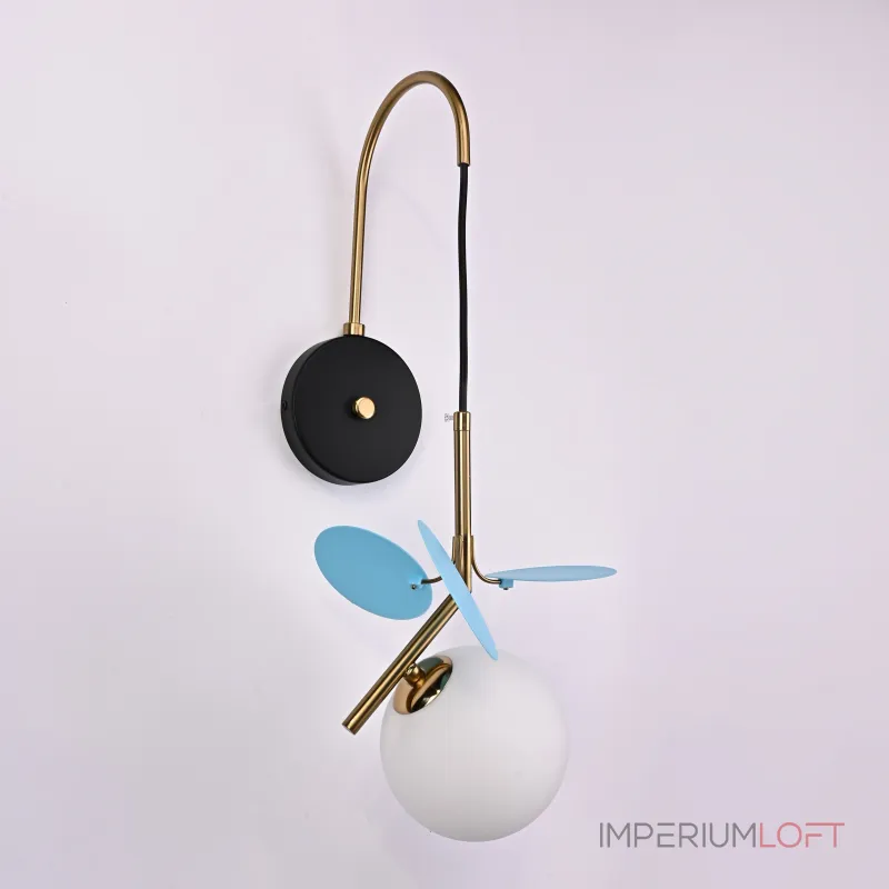 Настенный светильник Light of MATISSE BLUE W от ImperiumLoft