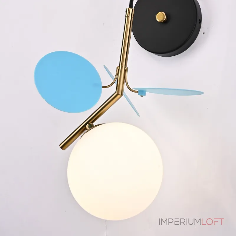 Настенный светильник Light of MATISSE BLUE W от ImperiumLoft