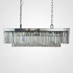 Люстра RH 1920S ODEON CLEAR GLASS FRINGE chrome 100 от ImperiumLoft