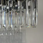 Люстра RH 1920S ODEON CLEAR GLASS FRINGE chrome 100 от ImperiumLoft