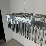 Люстра RH 1920S ODEON CLEAR GLASS FRINGE chrome 100 от ImperiumLoft