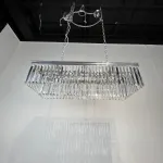 Люстра RH 1920S ODEON CLEAR GLASS FRINGE chrome 100 от ImperiumLoft