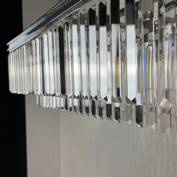 Люстра RH 1920S ODEON CLEAR GLASS FRINGE chrome 100 от ImperiumLoft