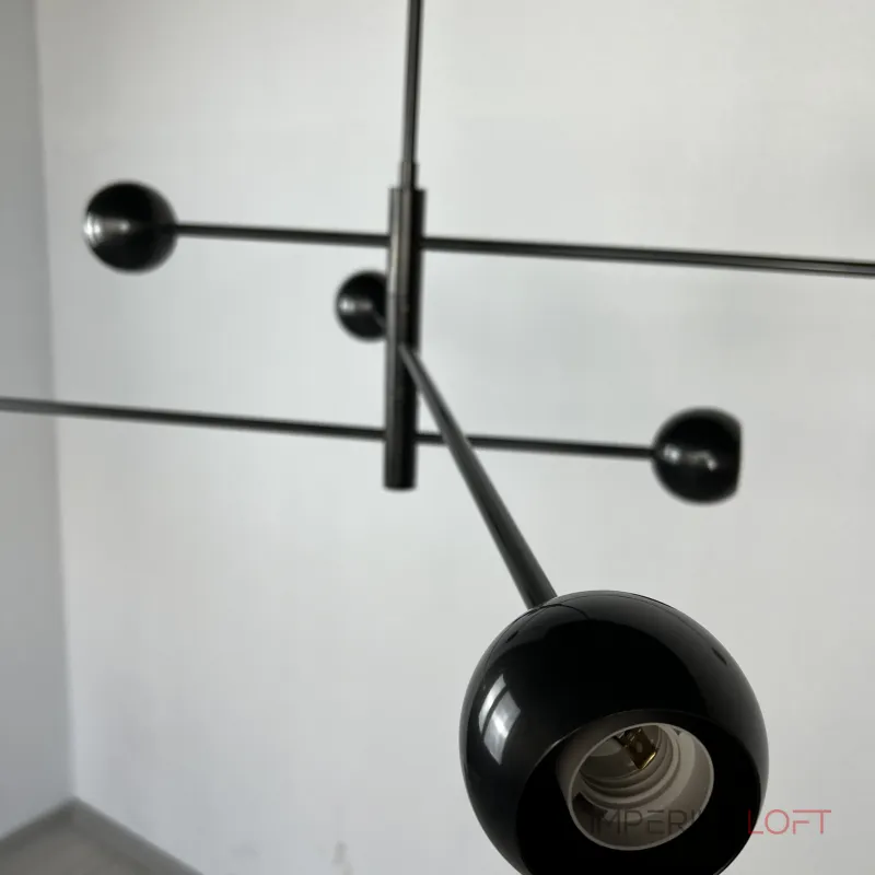 Люстра на штанге SALME L6 A Black Люстра на штанге SALME L6 A Black