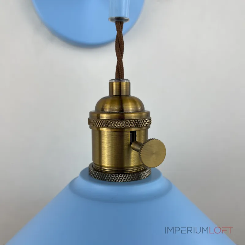 Бра с подвесным плафоном BRAID WALL Blue от ImperiumLoft Бра с подвесным плафоном BRAID WALL Blue от ImperiumLoft