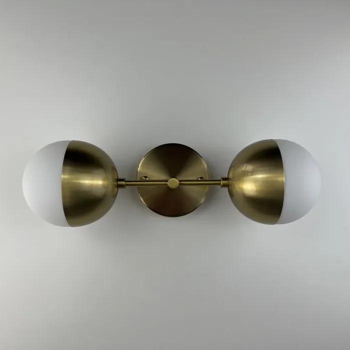 Бра Copper Light Bra Duos Brass от ImperiumLoft