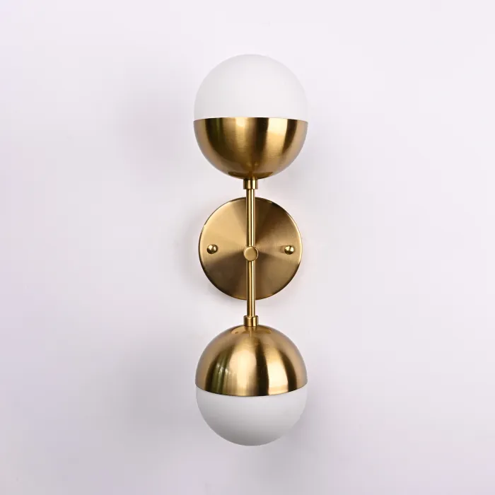 Бра Copper Light Bra Duos Brass от ImperiumLoft