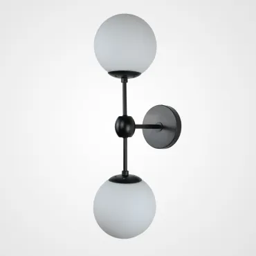 Бра Modo 2 Globes Black and white glass от ImperiumLoft