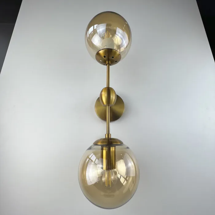Бра Modo Sconce 2 Globes Gold от ImperiumLoft