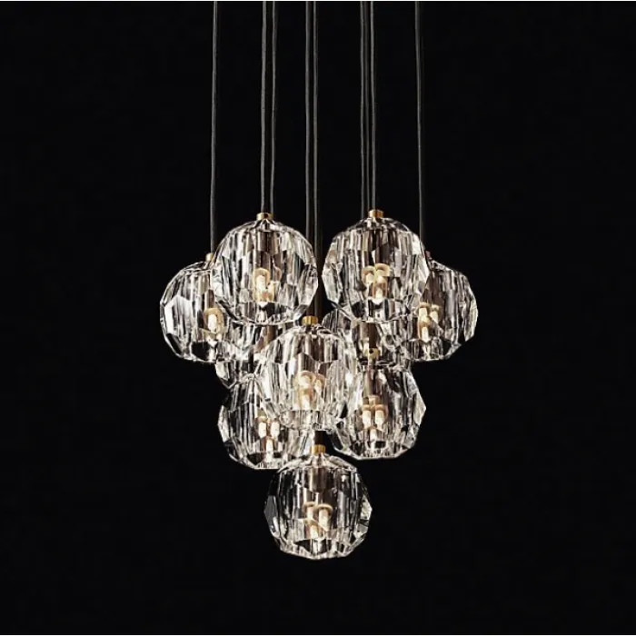 Люстра Boule De Cristal Round Cluster Chandelier 10  от ImperiumLoft