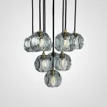 Люстра Boule De Cristal Round Cluster Chandelier 10  от ImperiumLoft