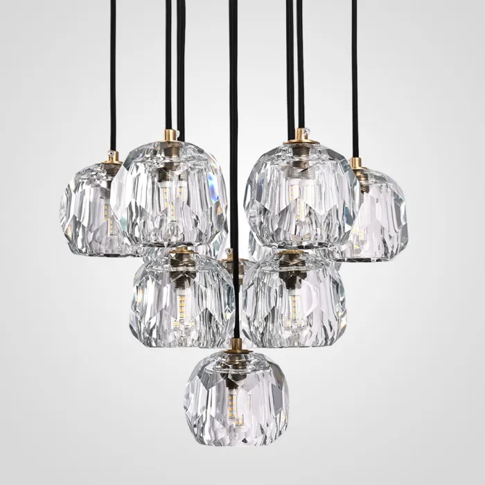 Люстра Boule De Cristal Round Cluster Chandelier 10  от ImperiumLoft