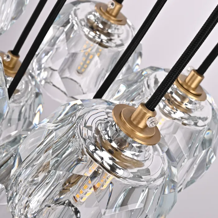Люстра Boule De Cristal Round Cluster Chandelier 10  от ImperiumLoft