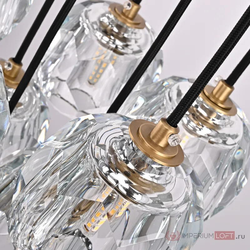 Люстра Boule De Cristal Round Cluster Chandelier 10  от ImperiumLoft