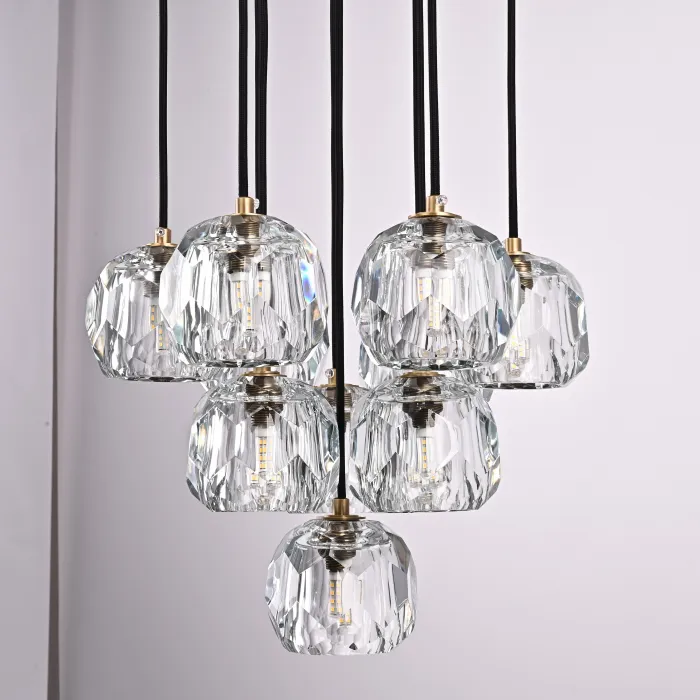 Люстра Boule De Cristal Round Cluster Chandelier 10  от ImperiumLoft