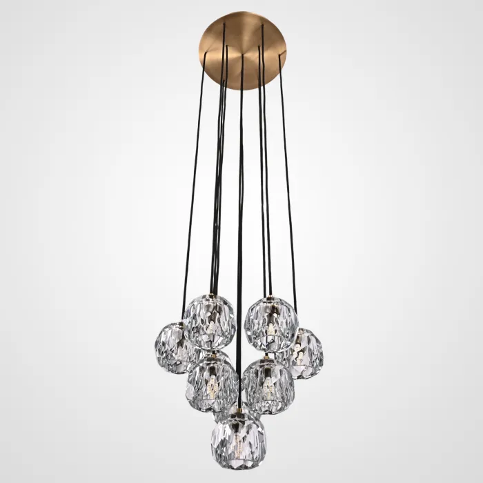 Люстра Boule De Cristal Round Cluster Chandelier 10  от ImperiumLoft