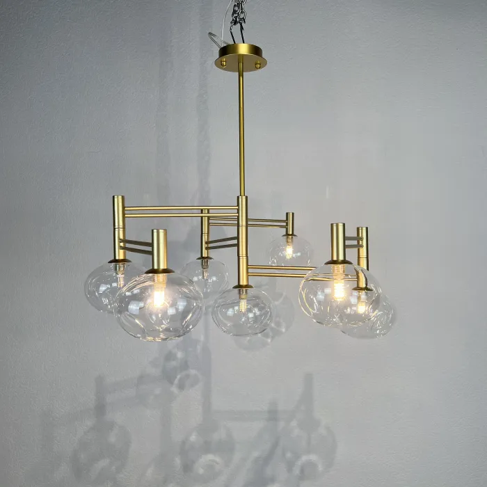 Подвесная люстра TEMPER L7 Gold от ImperiumLoft