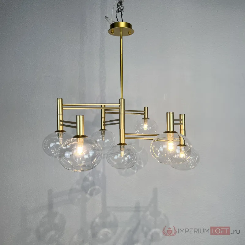 Подвесная люстра TEMPER L7 Gold от ImperiumLoft