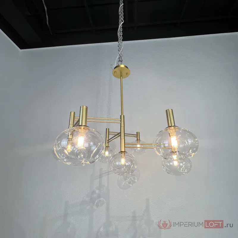 Подвесная люстра TEMPER L7 Gold от ImperiumLoft