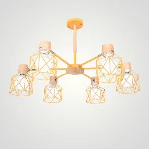 Потолочная люстра CORF B3 Yellow 6 lamps