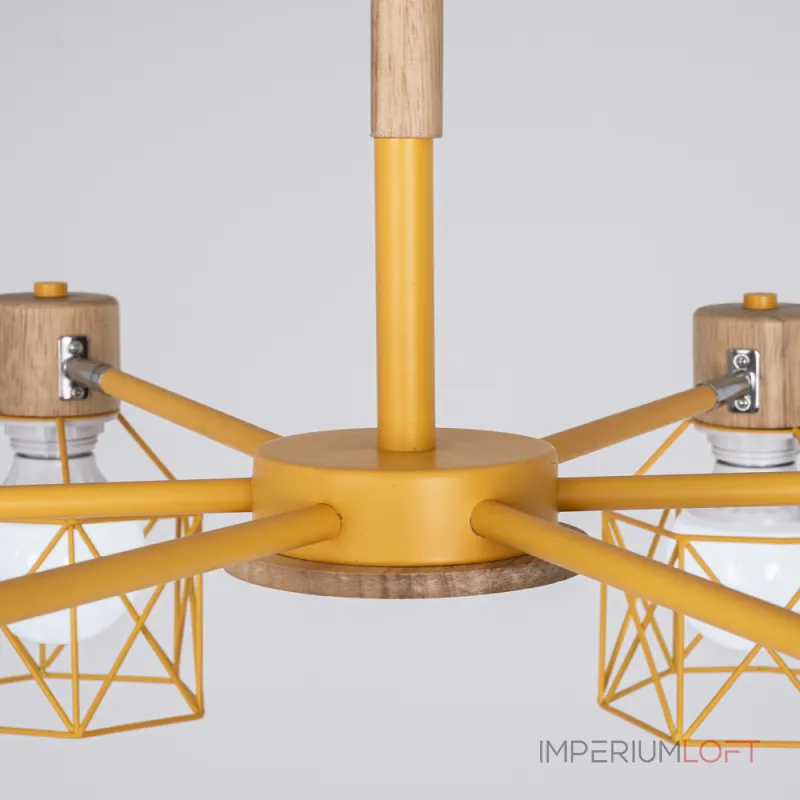 Потолочная люстра CORF B3 Yellow 6 lamps