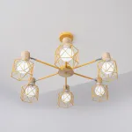 Потолочная люстра CORF B3 Yellow 6 lamps