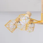 Потолочная люстра CORF B3 Yellow 6 lamps