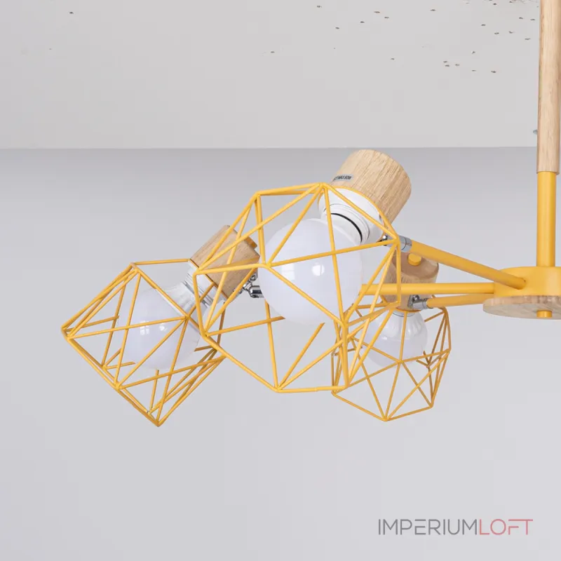 Потолочная люстра CORF B3 Yellow 6 lamps