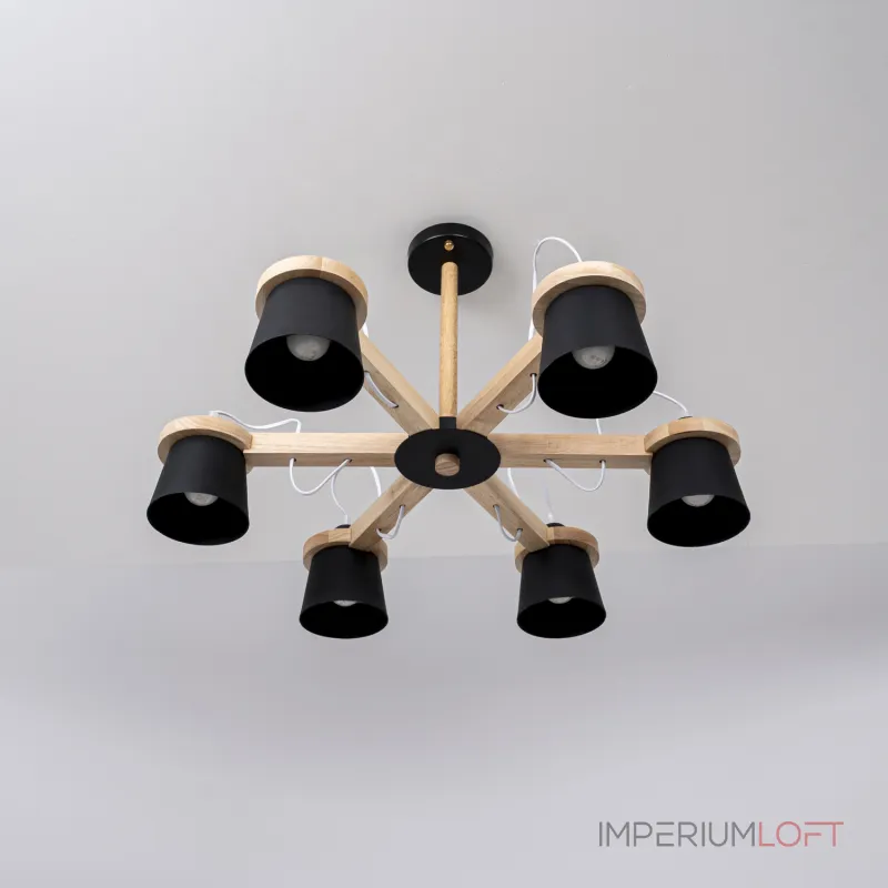 Люстра на штанге NATURA B6 Black