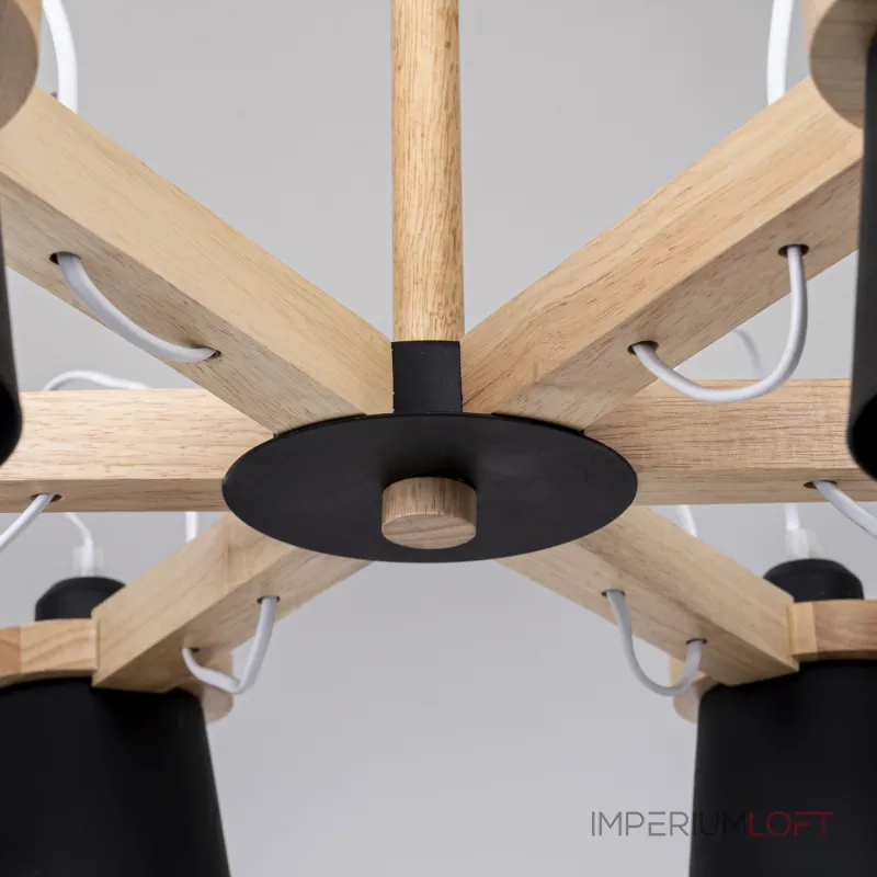 Люстра на штанге NATURA B6 Black