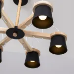 Люстра на штанге NATURA B6 Black