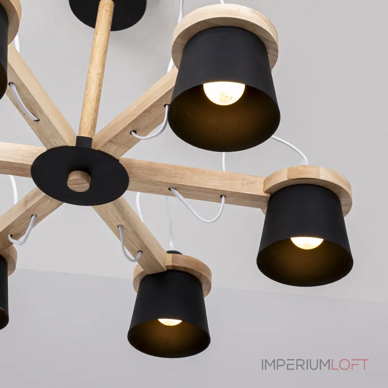 Люстра на штанге NATURA B6 Black