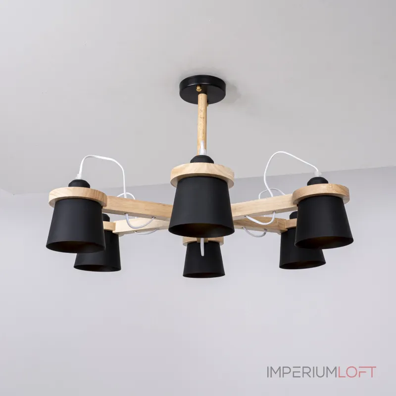 Люстра на штанге NATURA B6 Black