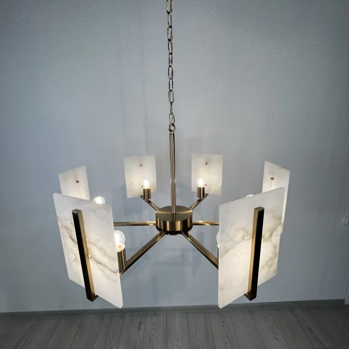 Люстра Marble square Chandelier от ImperiumLoft