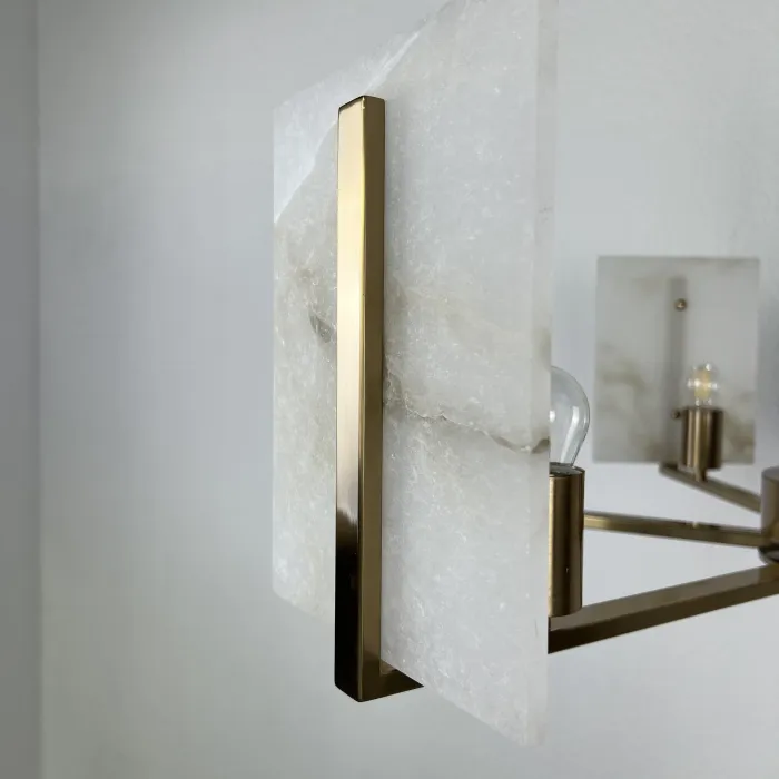 Люстра Marble square Chandelier от ImperiumLoft