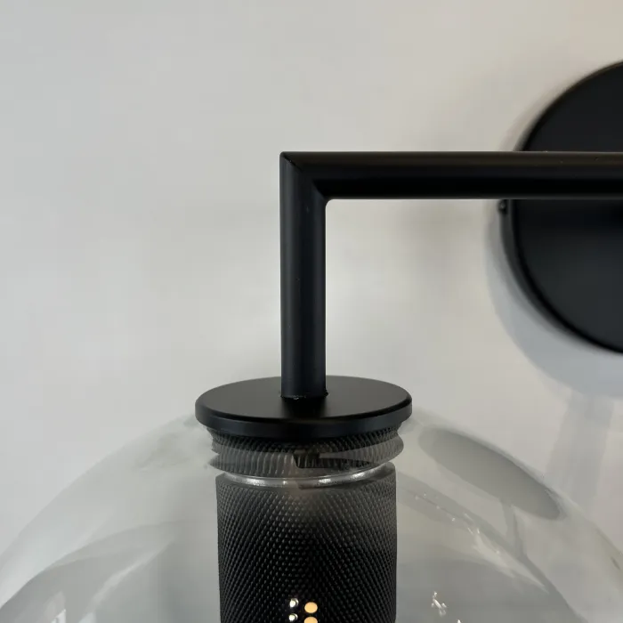 Бра RH Utilitaire Globe Shade Double Sconce Black от ImperiumLoft