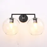 Бра RH Utilitaire Globe Shade Double Sconce Black от ImperiumLoft