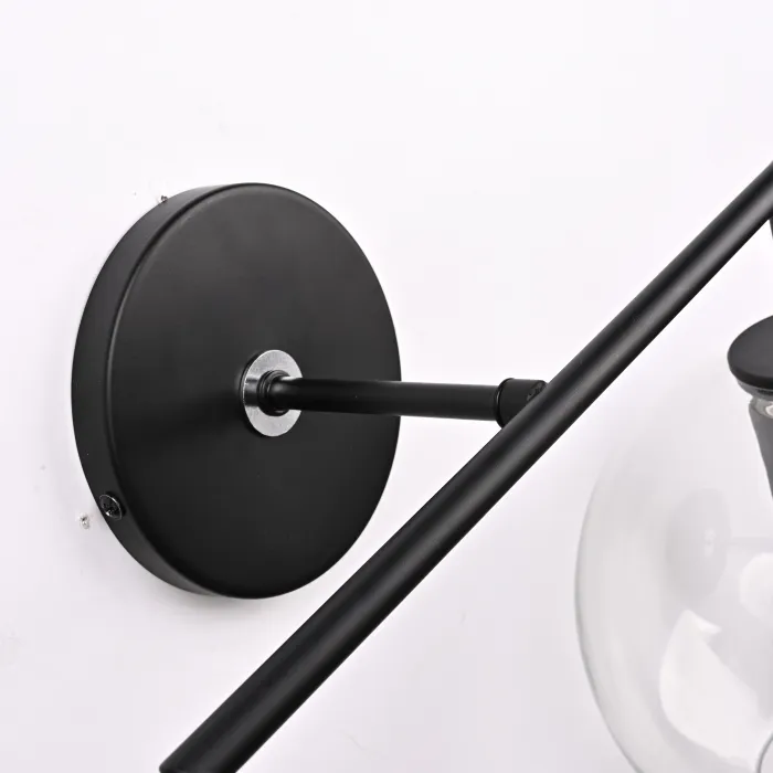 Бра RH Utilitaire Globe Shade Double Sconce Black от ImperiumLoft