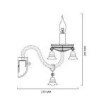 Настенный светильник RAINBOW 6 WALL L1