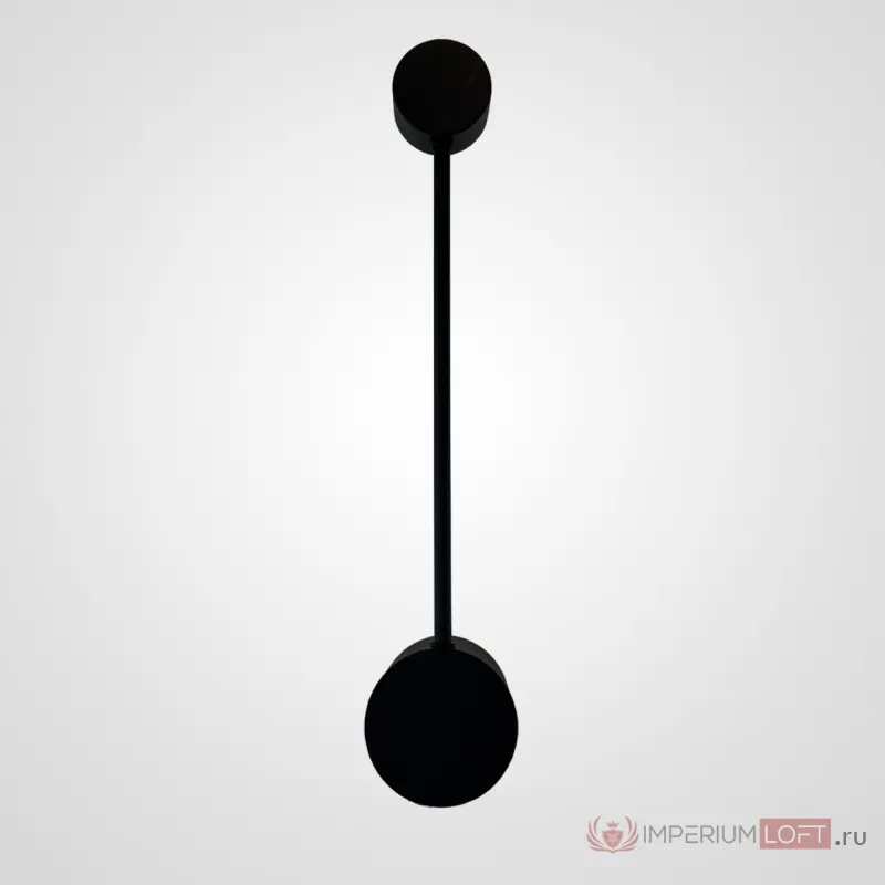 Бра Via Pin Wall L41,5 Black от ImperiumLoft