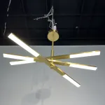 Подвесная люстра ORTON на 3 D96 Gold от ImperiumLoft
