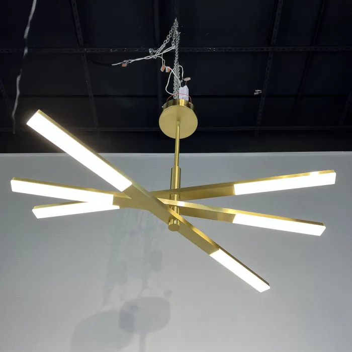 Подвесная люстра ORTON на 3 D96 Gold от ImperiumLoft