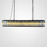 Люстра RH 1920s Odeon Clear Glass Black 180 от ImperiumLoft
