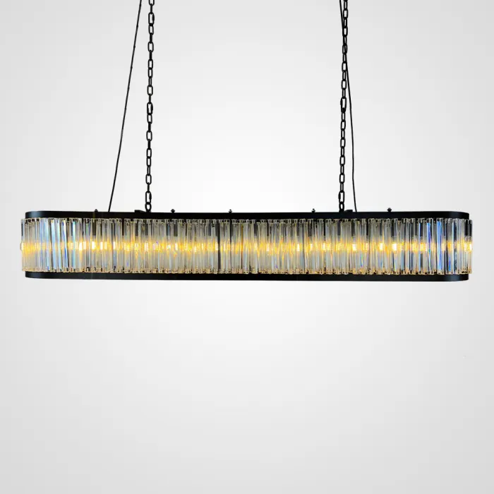 Люстра RH 1920s Odeon Clear Glass Black 180 от ImperiumLoft