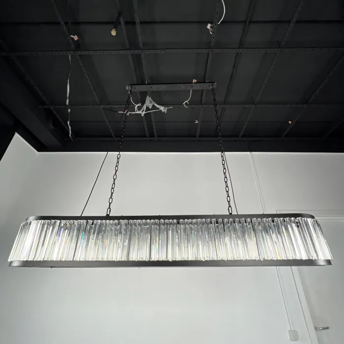 Люстра RH 1920s Odeon Clear Glass Black 180 от ImperiumLoft